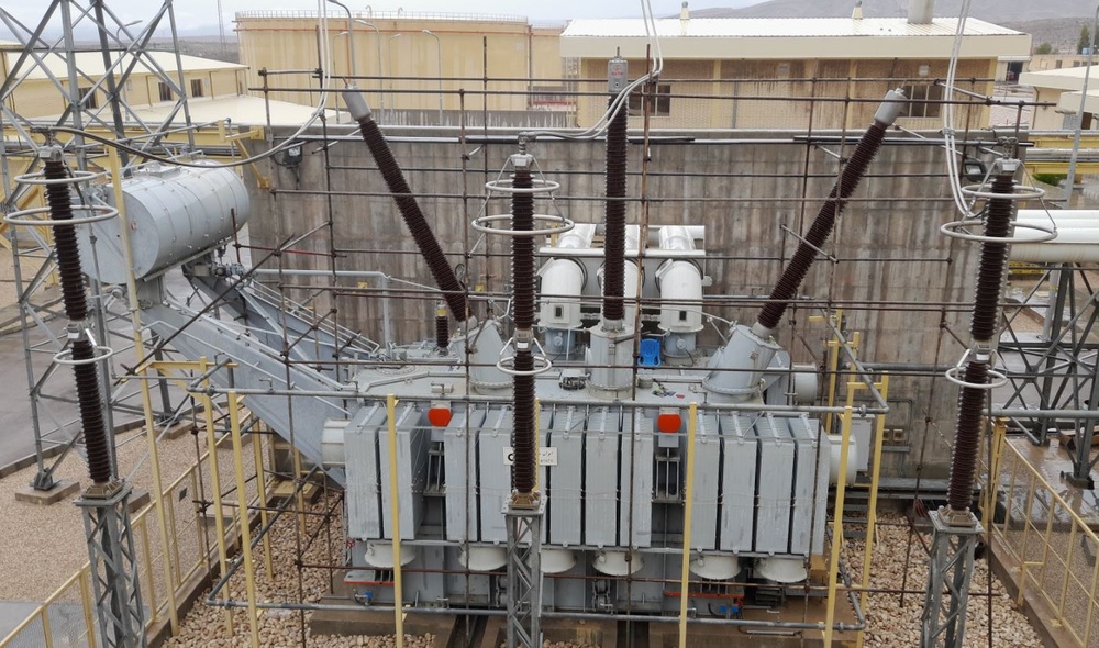 ترانسفورماتور اصلی واحد بخار جهرم